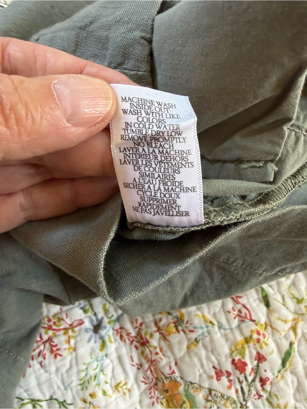 Frank & Eileen High-Waisted Cotton Linen Shorts size 6 - Picture 5 of 10
